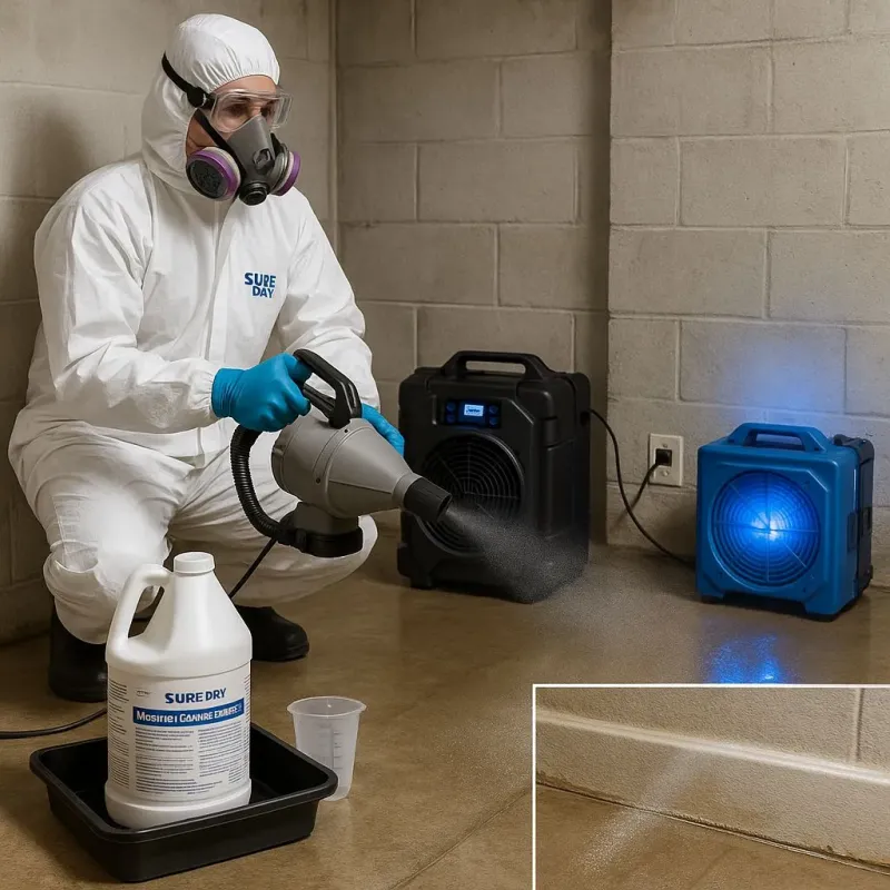 Sanitization and Odor Removal process in Germantown, MD